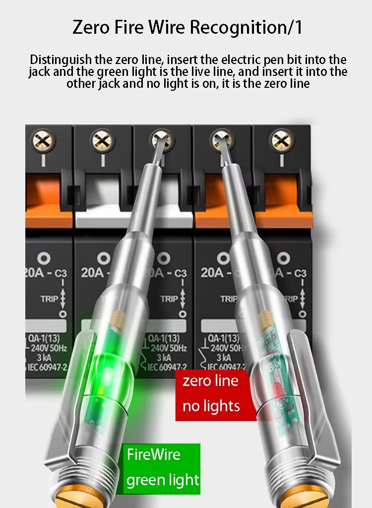 Factory Sell Best Selling Transparent Electric Screwdriver Test Pen Multifunctional Induction Electric Test Pen