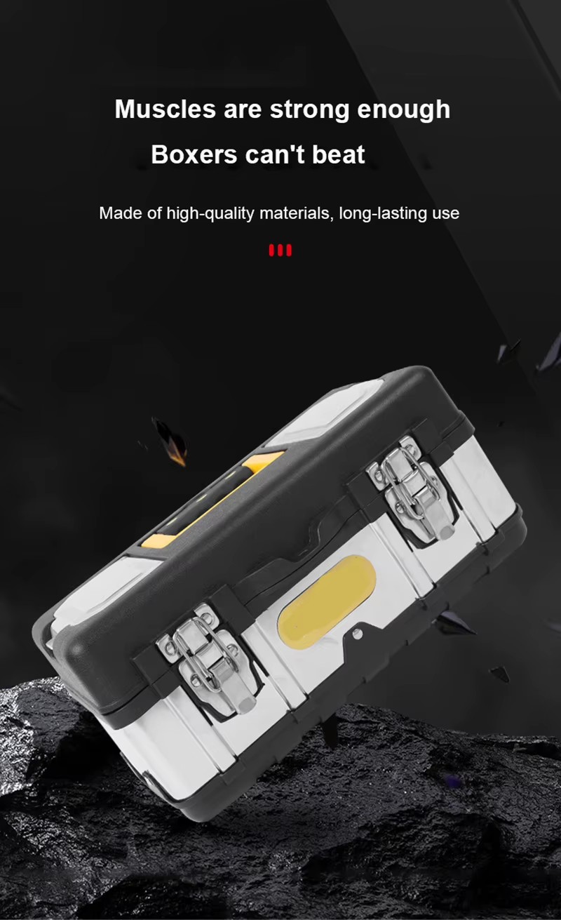 Portable Large Household Maintenance Electrician Tool Box Multifunctional Hardware Auto Car Repair Thicken Toolbox With Handle