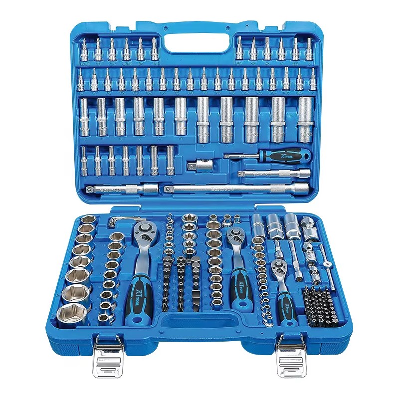 Rt 192Pcs Automotive Motorcycle Tool Set Kit Home Socket Mechanic Wrench Ratchet Sockets Sets Hand Tools