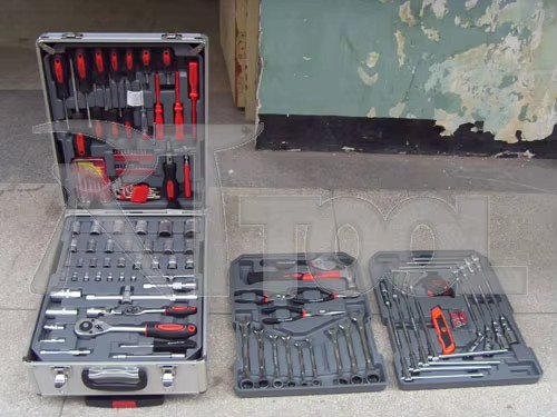 186pcs Aluminum Case Hand Tools Kit Mechanic