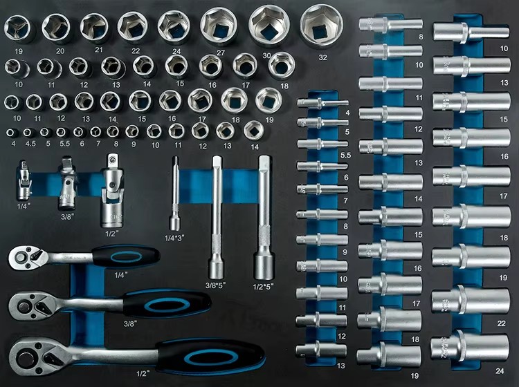 RTTOOL 368PCS TOOL CABINET 7DRAWERS HAND TOOLS SET Mechanic Box Trolley Metal Tool Set Caja De Herramientas