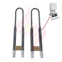 1800 Mosi2 Heating Elements 1850 Dental Zirconia Furnace Mosi2 Electric Heating element for ZrO3 Sintering