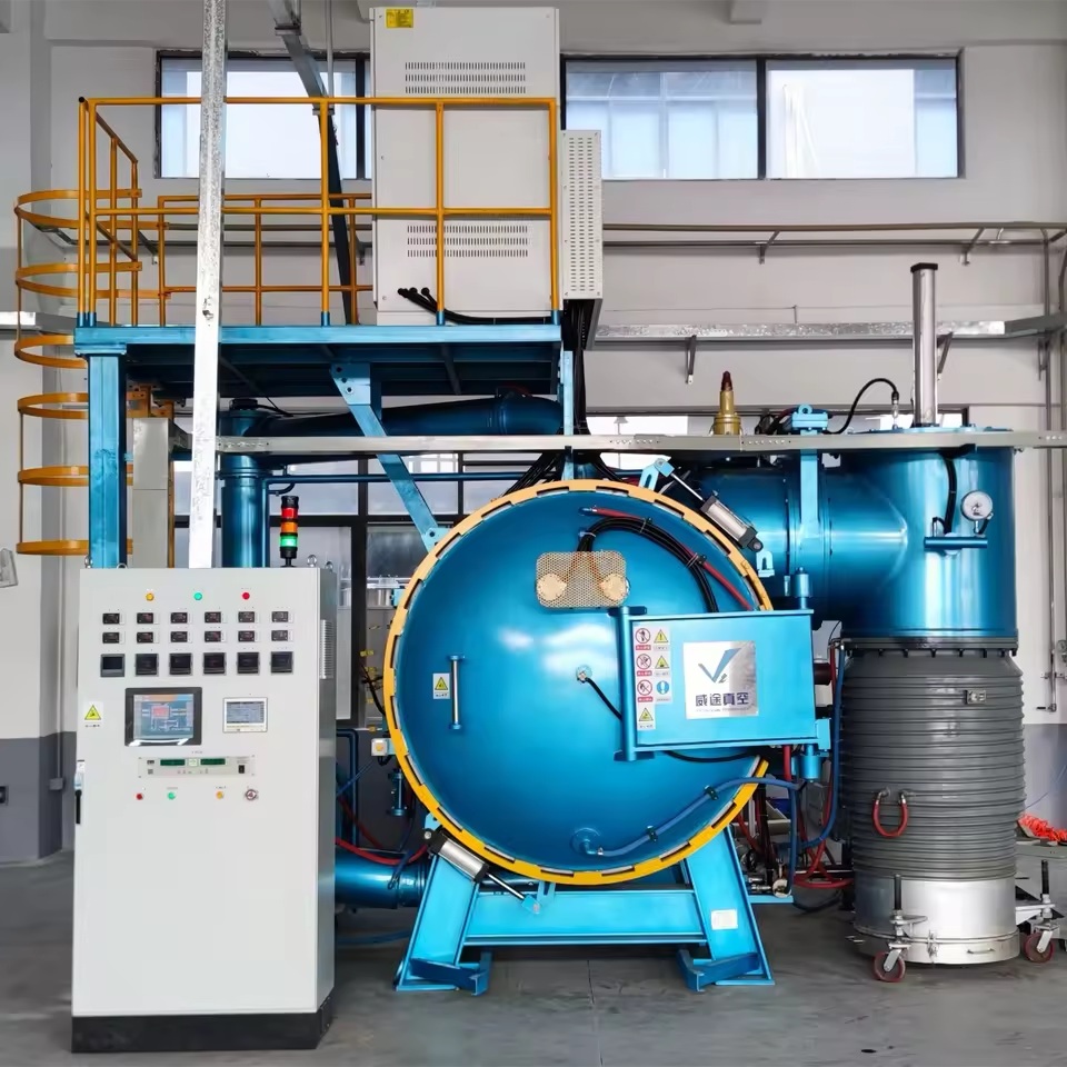 Horizontal Stainless Steel Vacuum Brazing Furnace for Industrial Component Welding