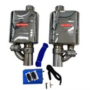 2.5" (2 Muffler) Car Vacuum Valve Exhaust Valved Muffler Kit with Remote Control Vc Unit