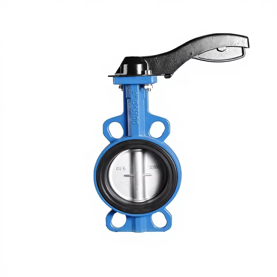 Wafer Type Soft Sealed Butterfly Valve - Compact Structure for Pipeline System