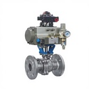 Pneumatic Control Ball Valve 4-20mA Modulating Regulating