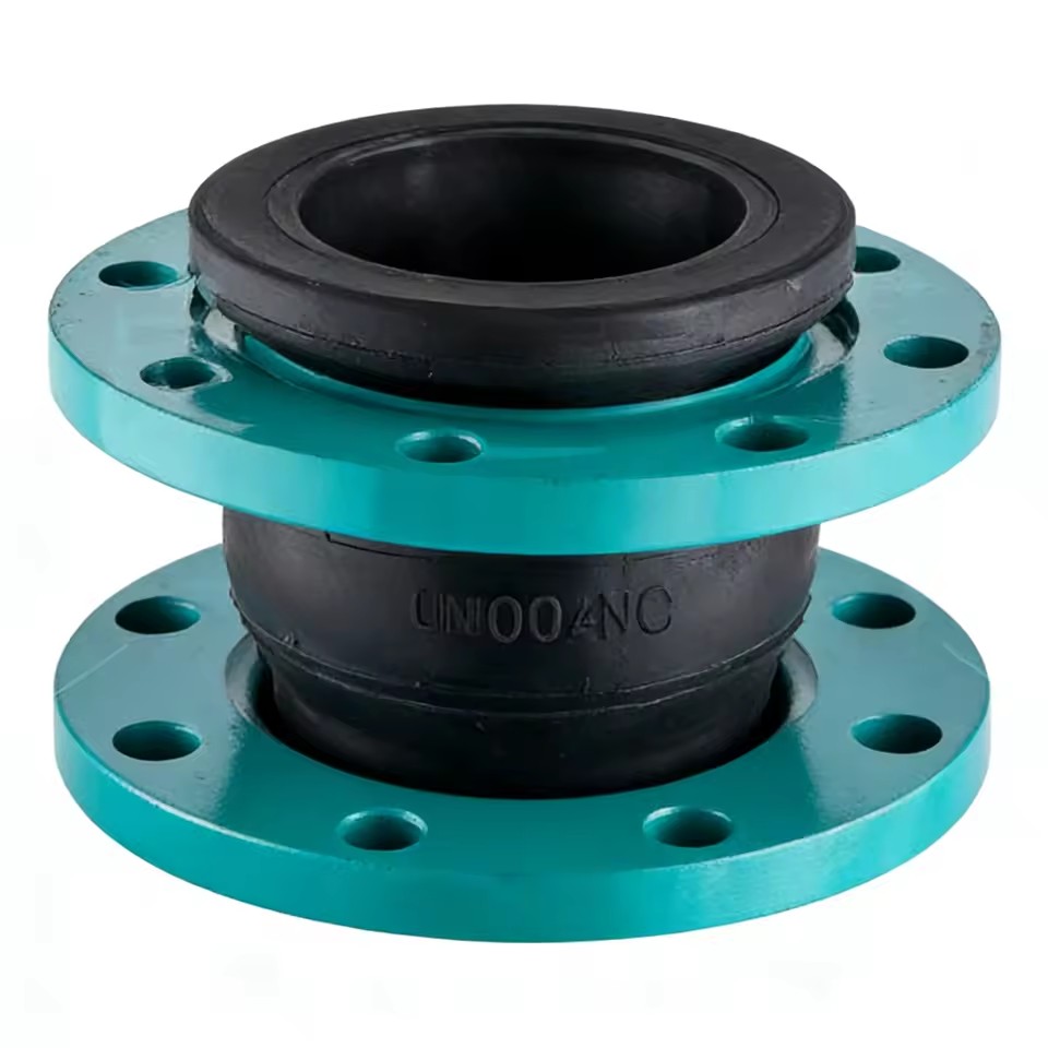 Flanged Rubber Expansion Joint - Flexible Pipe Connector for Water Supply Pipeline