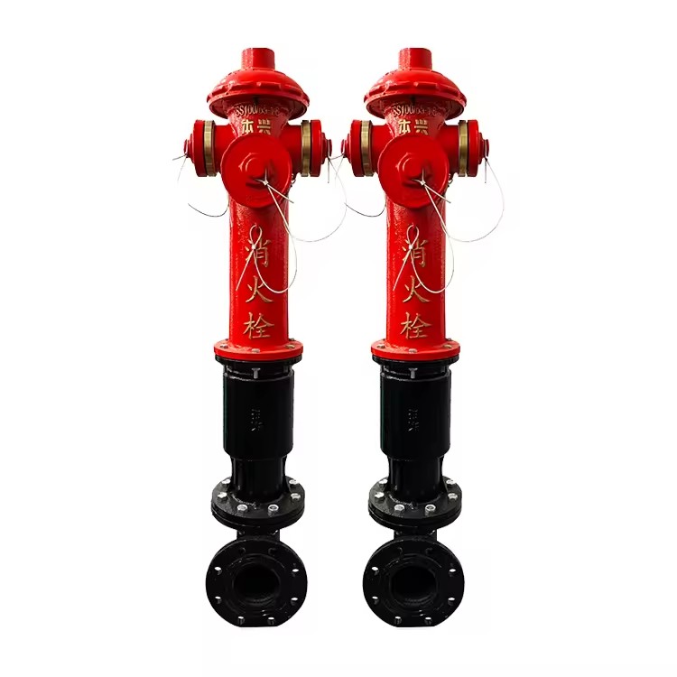 High Standard Outdoor Factory Wholesale Price Ductile Iron Red Vertical Fire Hydrant System with Durable Design for Firefighting