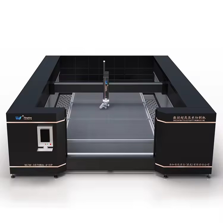 Forplus Top Quality Full Surround 3 Axis Cnc Desktop Water Jet Cutter Water Jet Glass Stone Tiles Cutter Machine