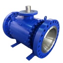 FACTORY DIRECT PROVIDE API 6D 4"~60" GEAR OPERATED FORGED DOUBLE BLOCK and BLEED(DBB) 3 PIECE TRUNNION BALL VALVE