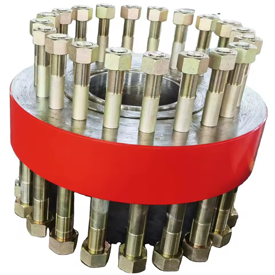 Factory Outlet Api 6a 13-5/8" X 11" 5000psi Painted Surface Forged Alloy DSA Double Studded Adapter Flange