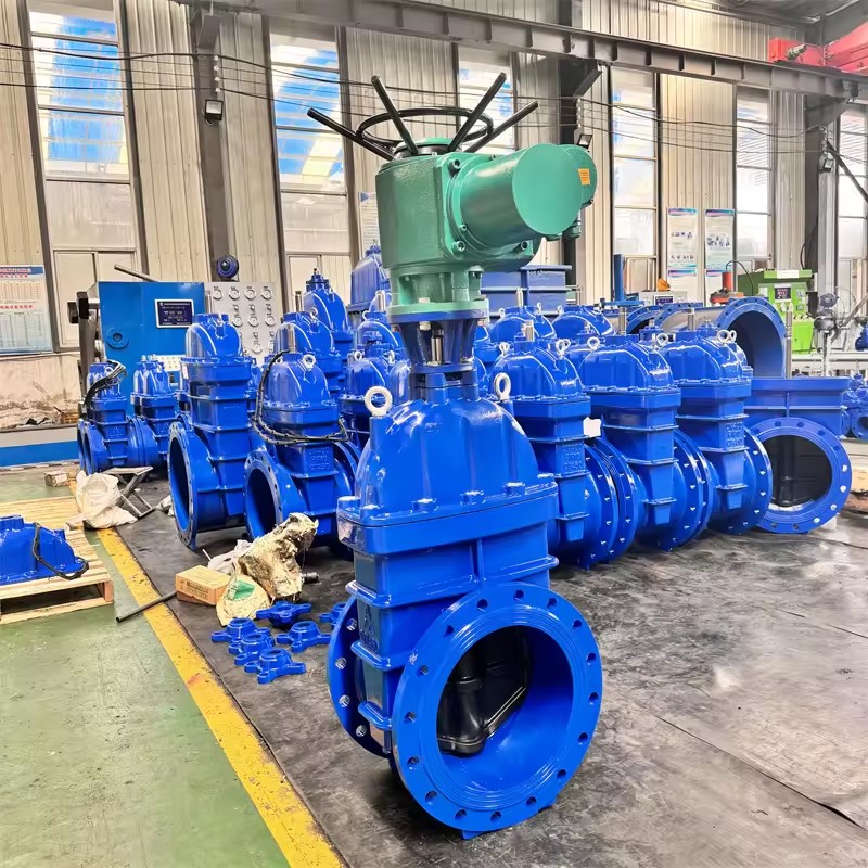 DN50-DN600 High Pressure Standard Ductile Iron Electric Gate Valve