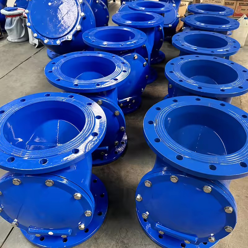 Hot Selling High Quality Ductile Iron Rubber Flap Swing Flange Check Valve
