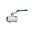 304 Stainless Steel Sanitary Ball Valve High Temperature Two-Piece Manual Switch for Water Media