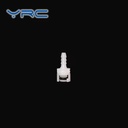 YRC POM White Female Twist Lock Tube Fitting with Smooth Surface 1/8" Size Vacuum to 120psi