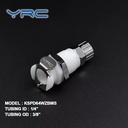 1/4 Socket Panel Mount Medical Quick Connect Hose Coupling