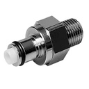 Cheap Male Copper Chrome-plated Panel Mounting Quick Connect 1/4"NPT Quick Coupling Insert 316SUS Spring Vacuum 250psi