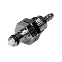 Factory Chrome-plated Smooth Surface Quick Disconnect Fuel Line Miniature Brass Fittings Panel Mounting 1/8"-3/8" Tubing Vacuum