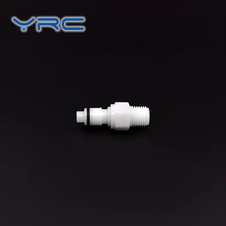 Shut-Off Quick Disconnect Couplings 1/4" Acetal Inline Insert Coupler