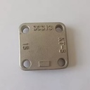 OEM/ODM Factory Direct Precision Cast 304 Stainless Steel Square Flange Cover Valve End Cap BSPT Terminal Threaded Connectivity