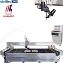HLRC-3020 High Accuracy Desktop 5 Axis Granite Stone CNC Water Jet Cutting Machine