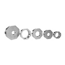 (OEM ODM) 304 Stainless Steel Hex Lock Nut Female Thread Pipe Fitting Hexagonal Jam Nut for Plumbing Pipeline System