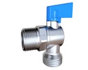 S3107B 1/2"x3/4" Toilet BSP Theraded Zinc Handle Brass Body Brass Ball Brass Washing Machine Angle Valve