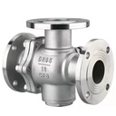 Full Port DN80 3 Inch Stainless Steel 304 L Type Ansi150 150LB Class150 Handle Control 3 Way Falnge Ball Valve