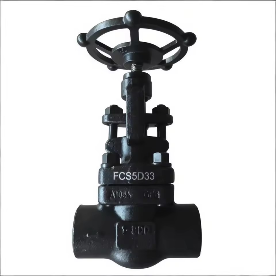 high temperature gate valve A105N Forged Steel Socket Welding Sw Thread NpT 800LB High Temperature Water Gate Valve