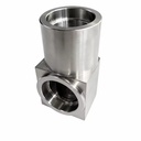 OEM Custom CNC Machined Stainless Steel Precision Valve Block Manifold Threaded Bore for Industrial Hydraulic Factory