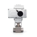 DQ High Pressure Electric Motorized NPT BSP Thread Forged Ball Valve for Steam Pipelines Boilers Nitrogen OEM ORBY