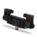 DQ Two Position Five Way Veneer Plate Solenoid Valve 4M320-08 Pneumatic Electromagnetic Control Valve