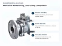 Stainless Steel SS304/SS316 Flanged Manual Ball Valve 2 Inch (DN40) Oil Gas Applications Low Pressure Normal Temperature OEM