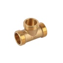 1/2in Elbow Fitting Brass Color Water Pipe System Male Joint for Bathroom