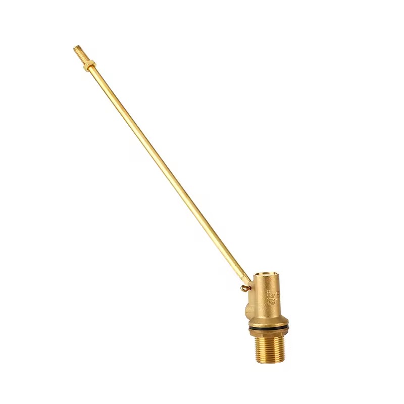 1/2"-1" Brass Float Valve for Tank Toilet Valve Water Level Control Sand Blasting Nature Brass Color Shut-off Valve