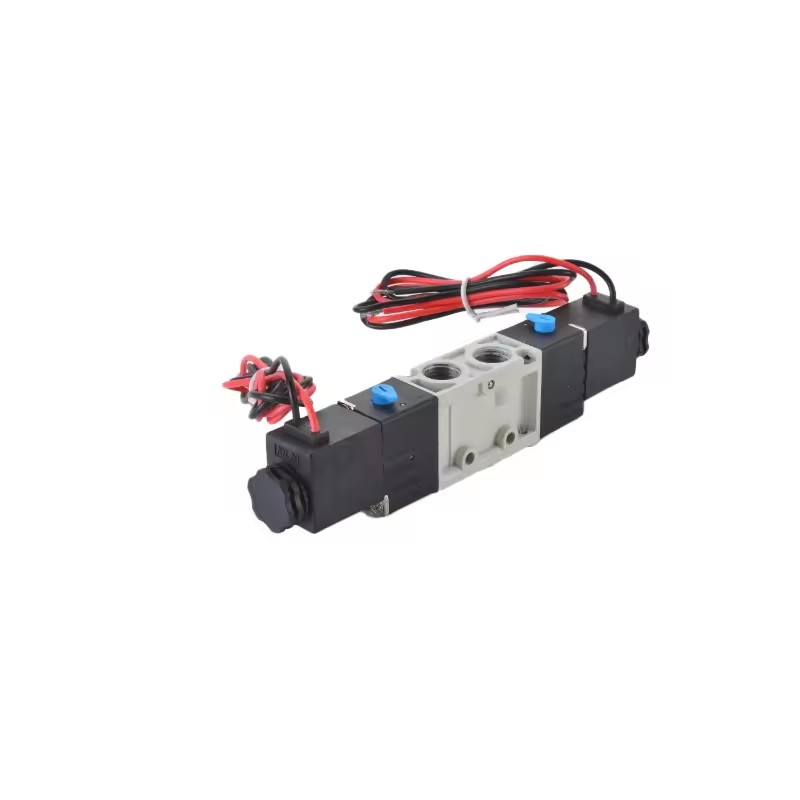 High Pressure Pilot Operated Solenoid Valve 12V Pneumatic Directional Control for Industrial Automation