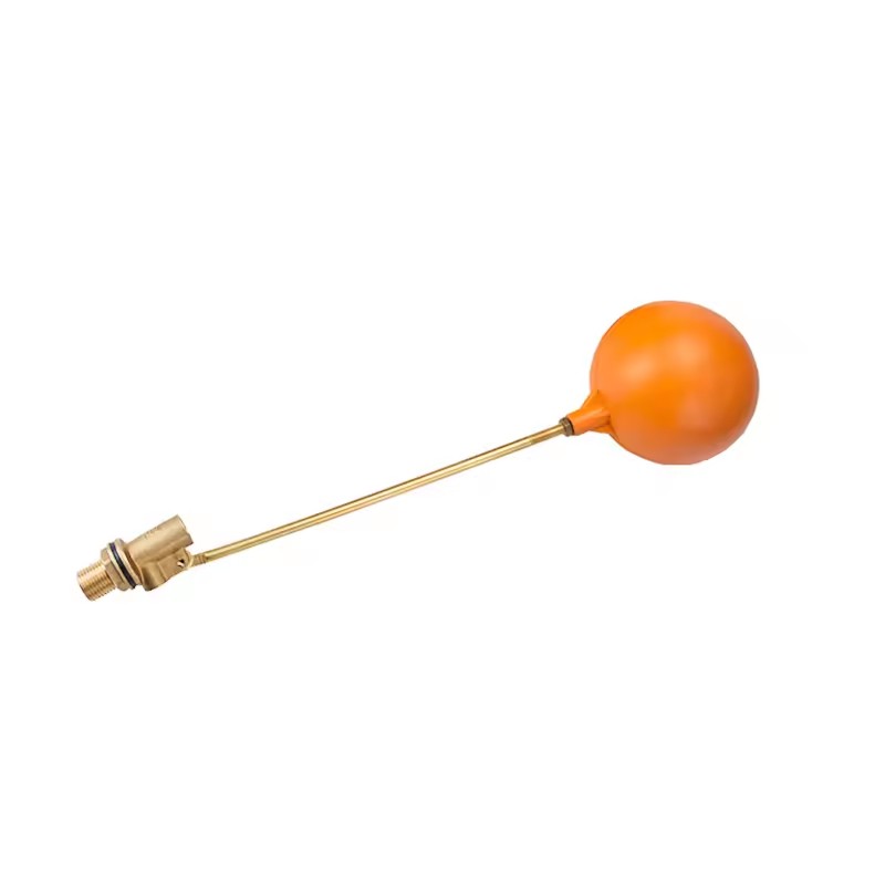 OEM ODM Water Level Control Float Shut off Ball Valve Brass Float Valve With Plastic Ball