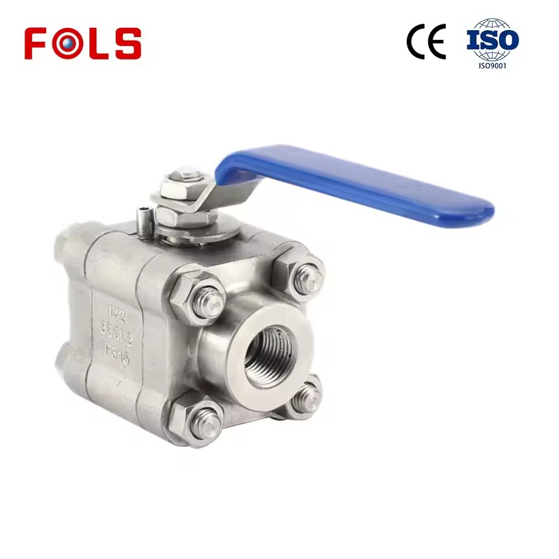 3PC Manual Full Port Ball Valve Stainless Steel 304/316 Female Thread Water American & European Standard CE Certified OEM