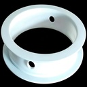 Ptfe Valve Seat Manufacturing Wear Resistant High Temperature Chemical Proof Custom Size White Ptfe Butterfly Valve