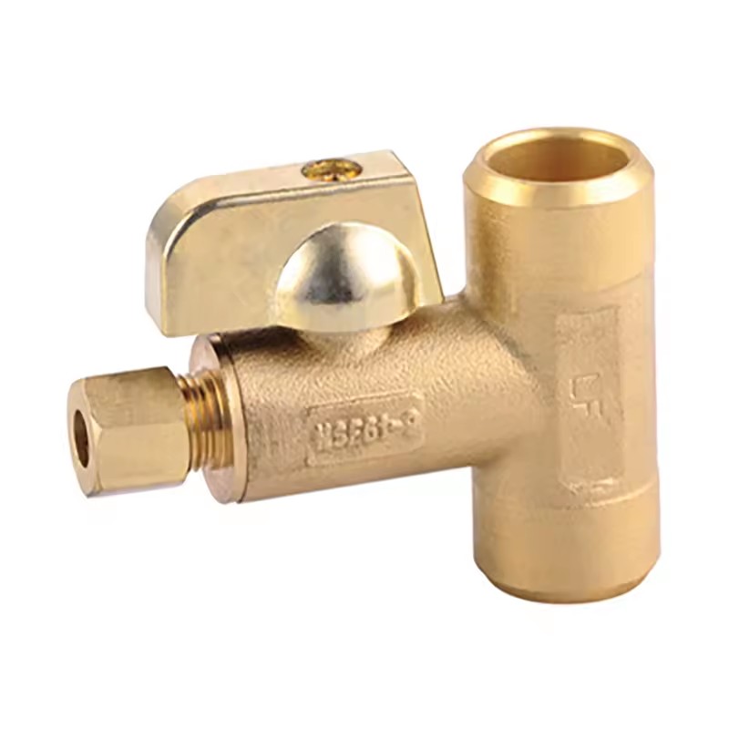 Lead-Free 1/4 Turn Dual Outlet Valve and Multi-Turn Double Function for Efficient Water Control