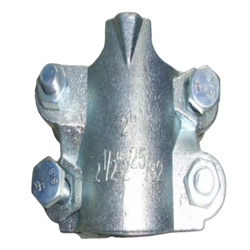 Carbon Steel Four Claw Fitting 2 Bolt Hose Clamp 4 Bolt Interlocking Clamp