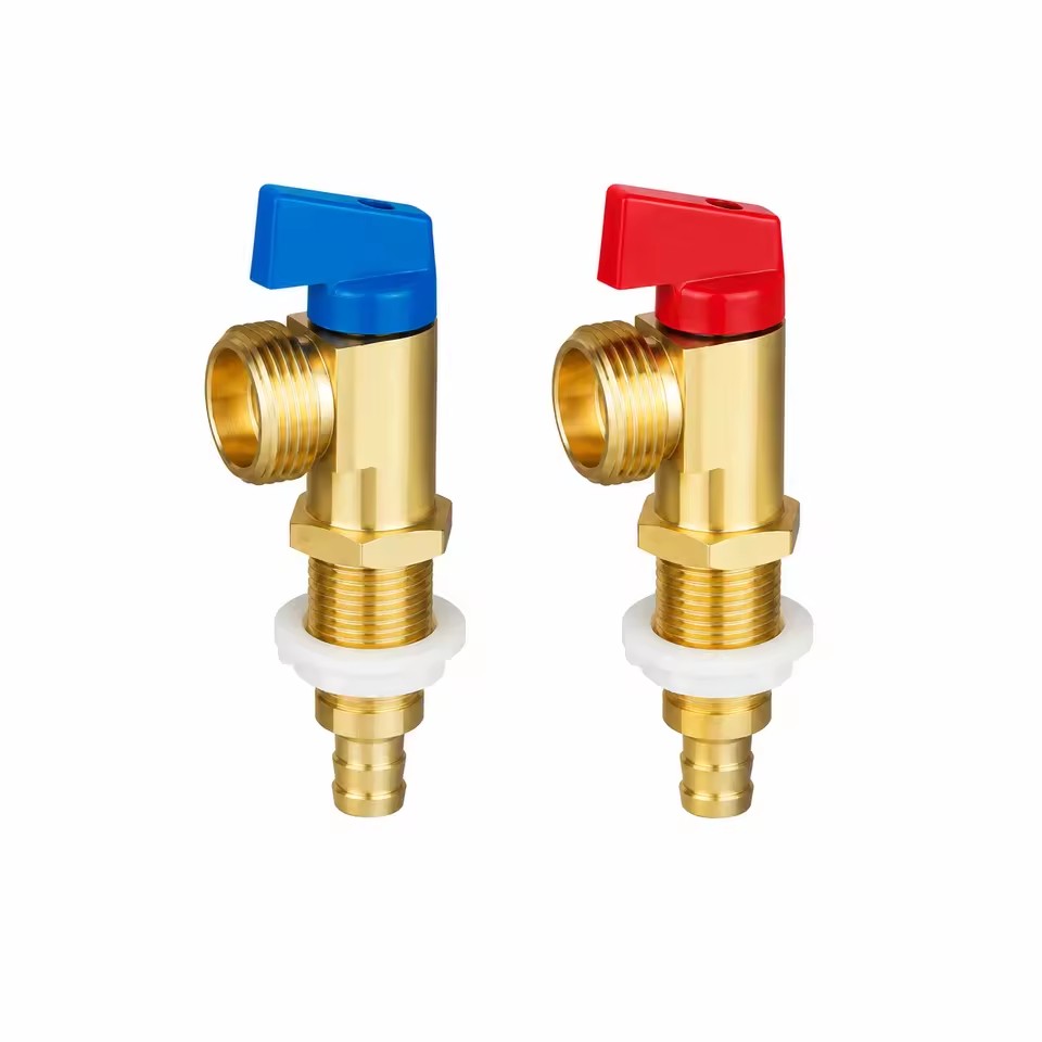 High Quality OEM Washing Machine Outlet Box with Ball Valves 3/4 Inch MHT Installed Laundry Machine Outlet Box