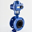 Factory Direct Electric Actuated Butterfly Valve DN50 DN80 DN100 24V 220V On/Off Regulating Cast Iron Flange Connection EPDM