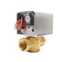 Winvall Fan Coil Until Electric Control Thermostatic 3 Way Valve Spring Return Ball Valve Dn15 DN20 DN25 Motorized Zone Valves