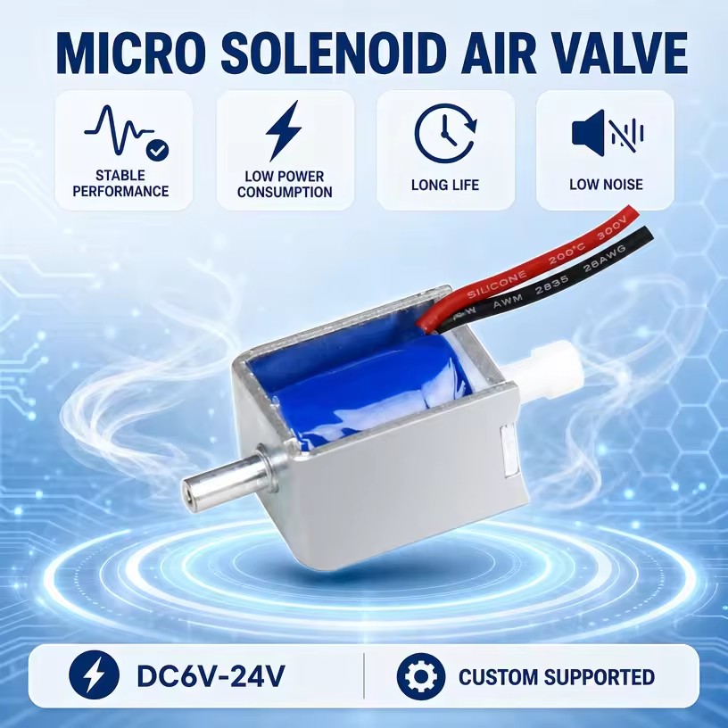 Fast Delivery 5V Solenoid Valve 2-Way Fast Response Stable Performance Low Noise for Neck Massage Vacuum Packing Machine