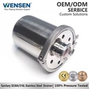 Wensen 304 Stainless Steel Breather Valve 2.5 Inch Tri-Clamp Chuck Type Quick-Install Exhaust