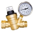 Solid 1/2 Inch Adjustable Lead-Free Brass Pneumatic Check Water Pressure Reducing Valve High Temperature Ensures Proper Water