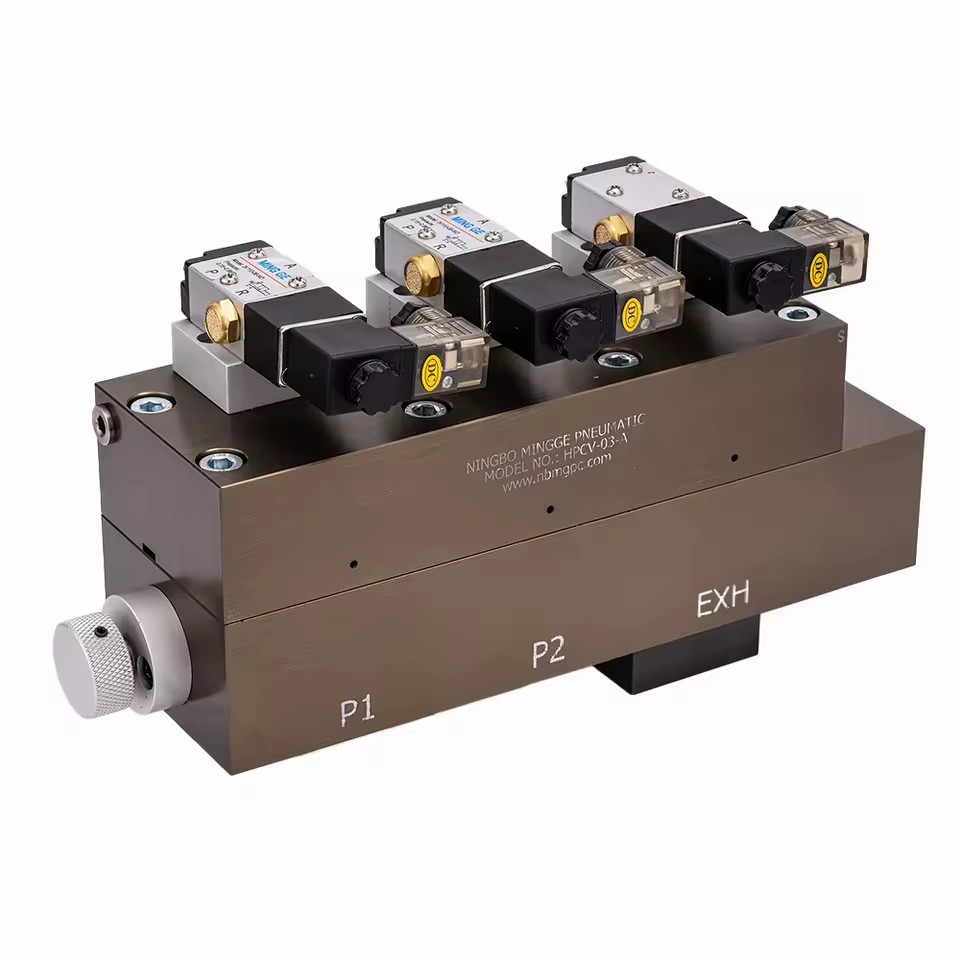 MGPC High Pressure Combination Valve Manifold Adjustable Valve Group Bottle Blowing Solenoid Valve Block HPCV-03-A