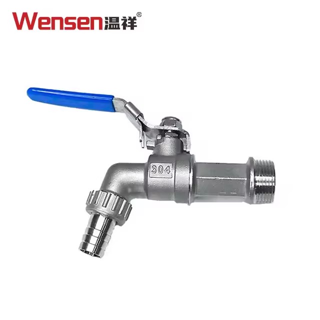 304 Stainless Steel Manual High Flow Corrosion Resistant Ball Valve Hot Water Tap