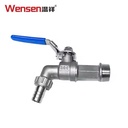 304 Stainless Steel Manual High Flow Corrosion Resistant Ball Valve Hot Water Tap